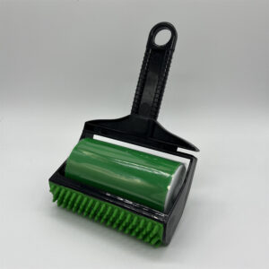 Portable Washable Lint and Hair Remover Roller with Reusable Adhesive, for Clothes, Furniture, and Upholstery